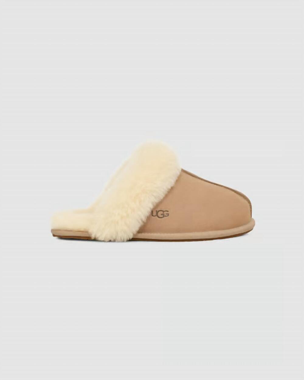 NEW UGG women's scuffette slipper in sand